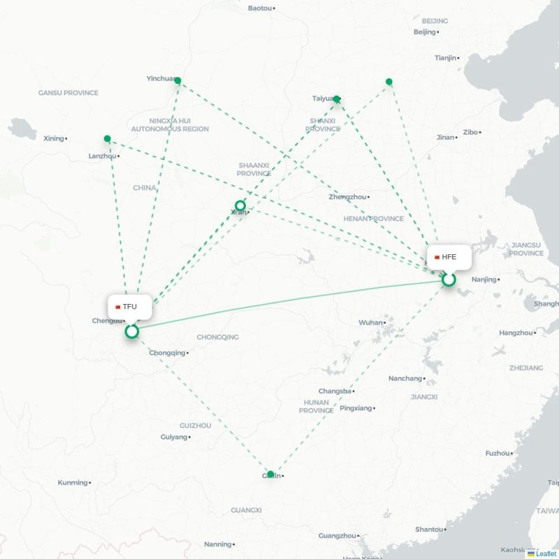 HFE - TFU route map