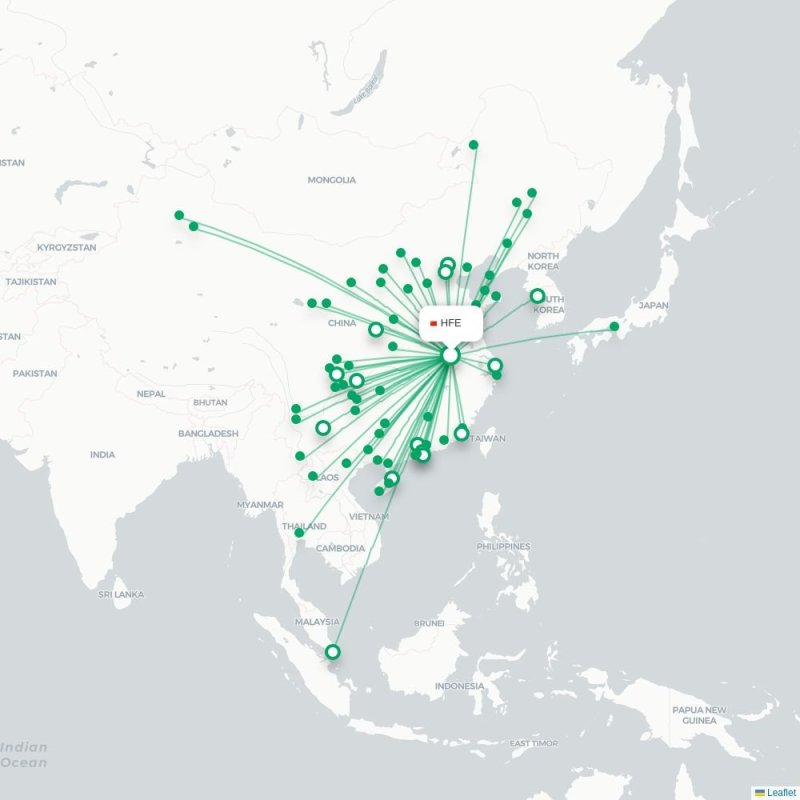 HFE - JHG route map