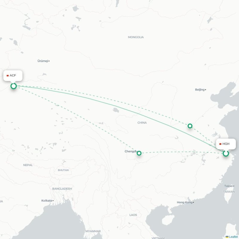 HGH - ACF route map