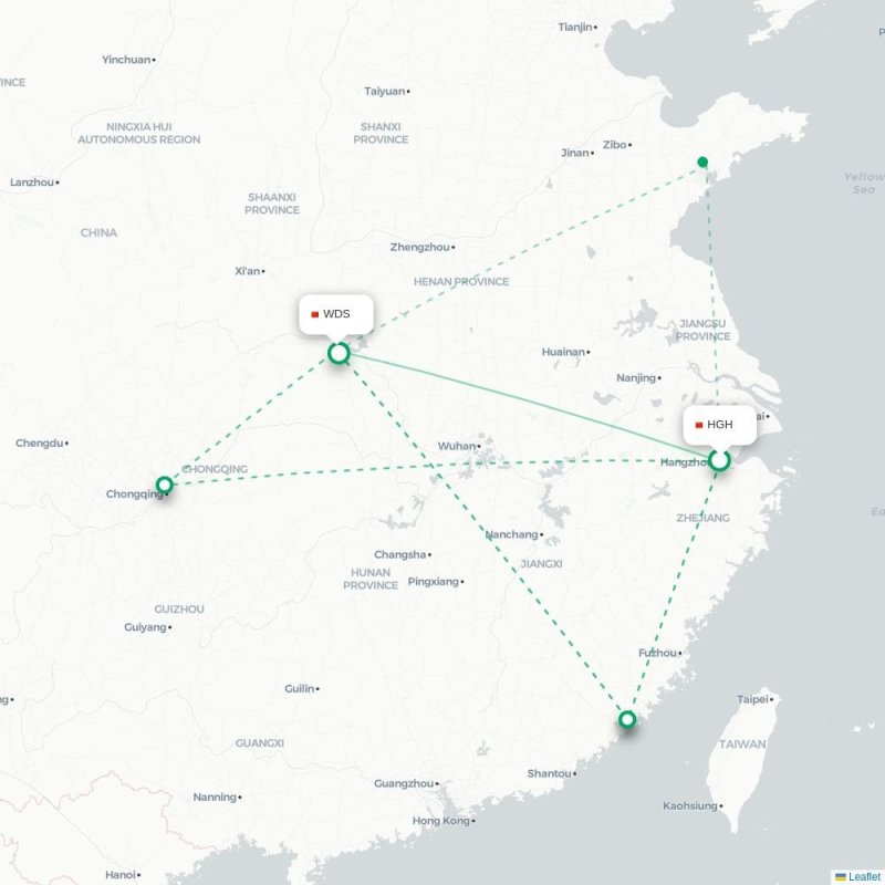HGH - WDS route map