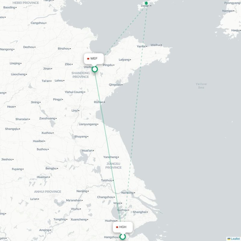 HGH - WEF route map