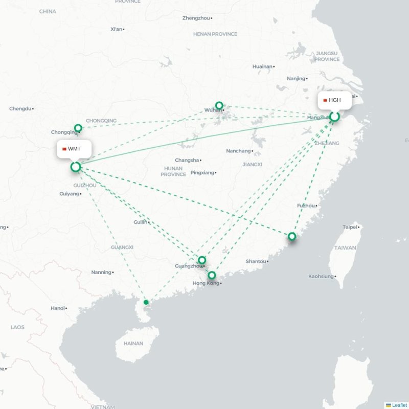 HGH - WMT route map