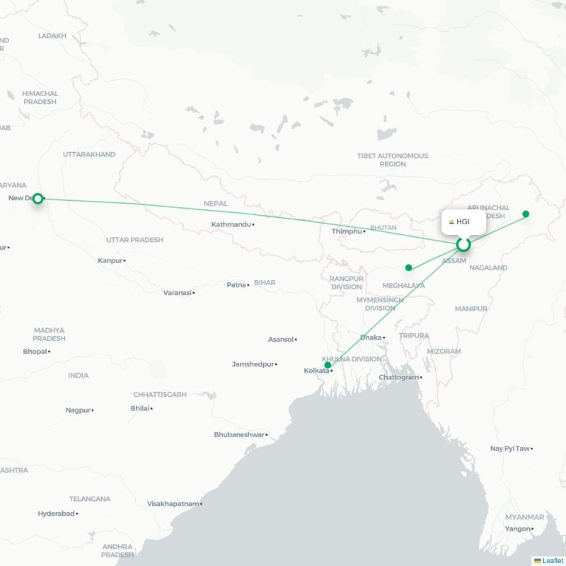 HGI - CCU route map