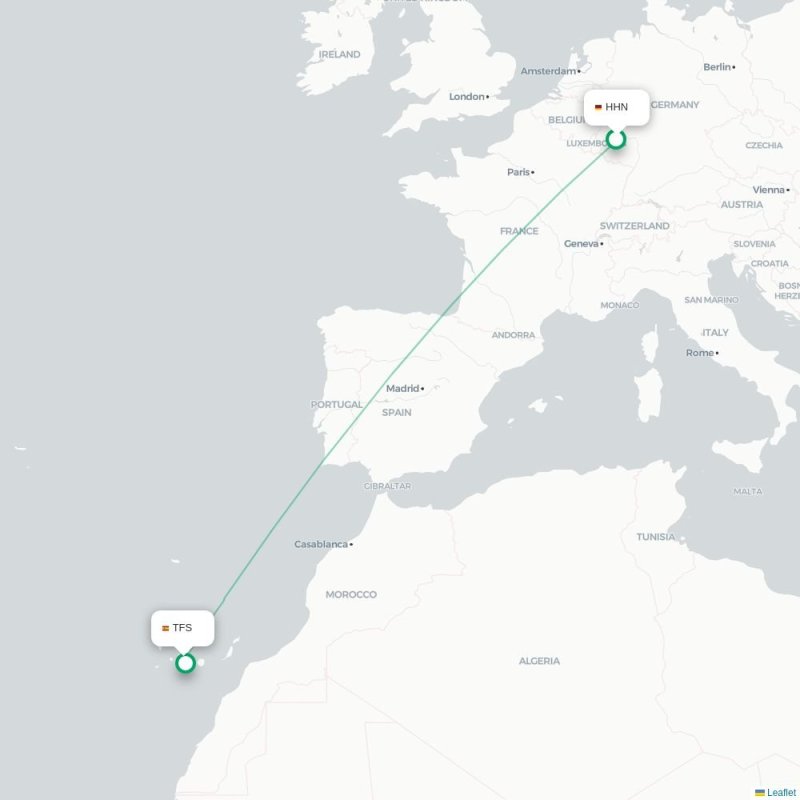 HHN - TFS route map
