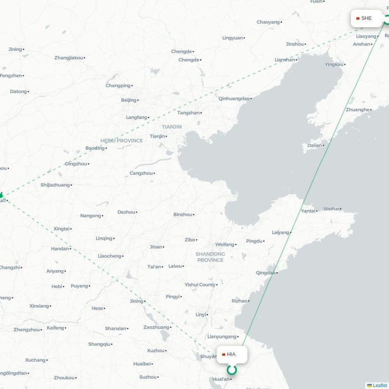 HIA - SHE route map