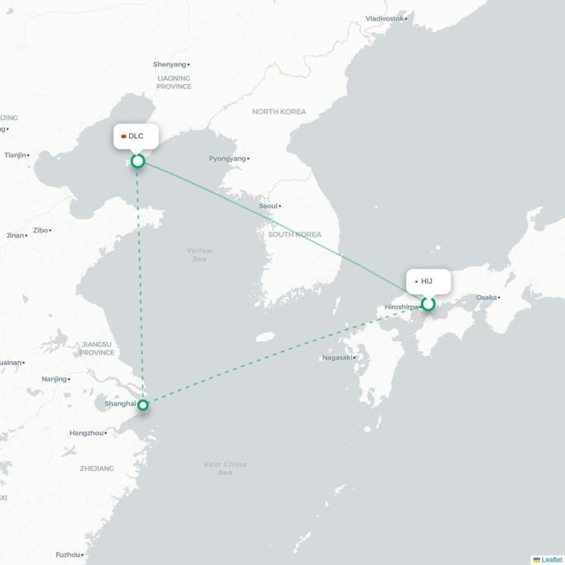HIJ - DLC route map