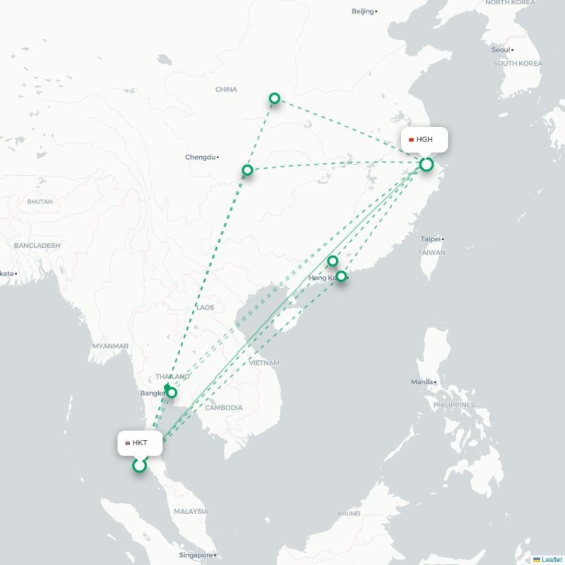 HKT - HGH route map