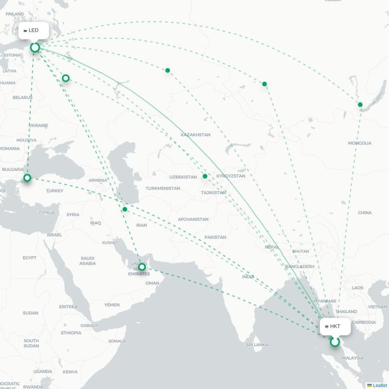 HKT - LED route map