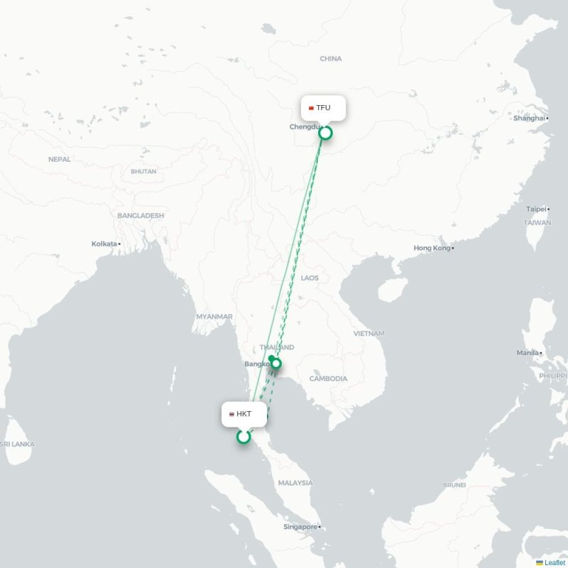 HKT - TFU route map