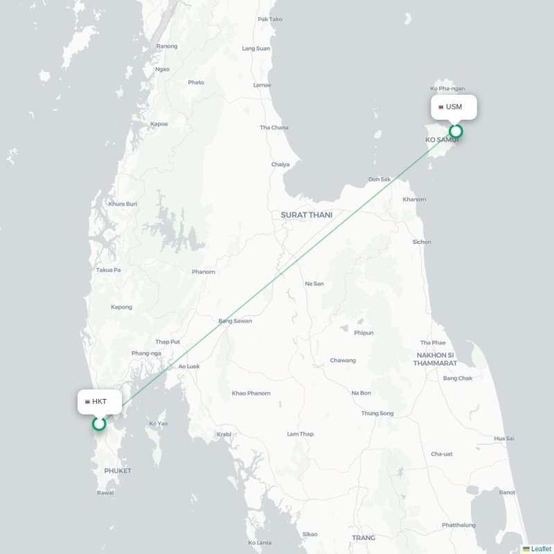 HKT - USM route map