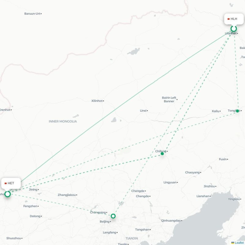 HLH - HET route map