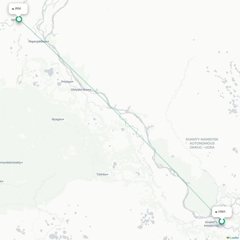 HMA - IRM route map