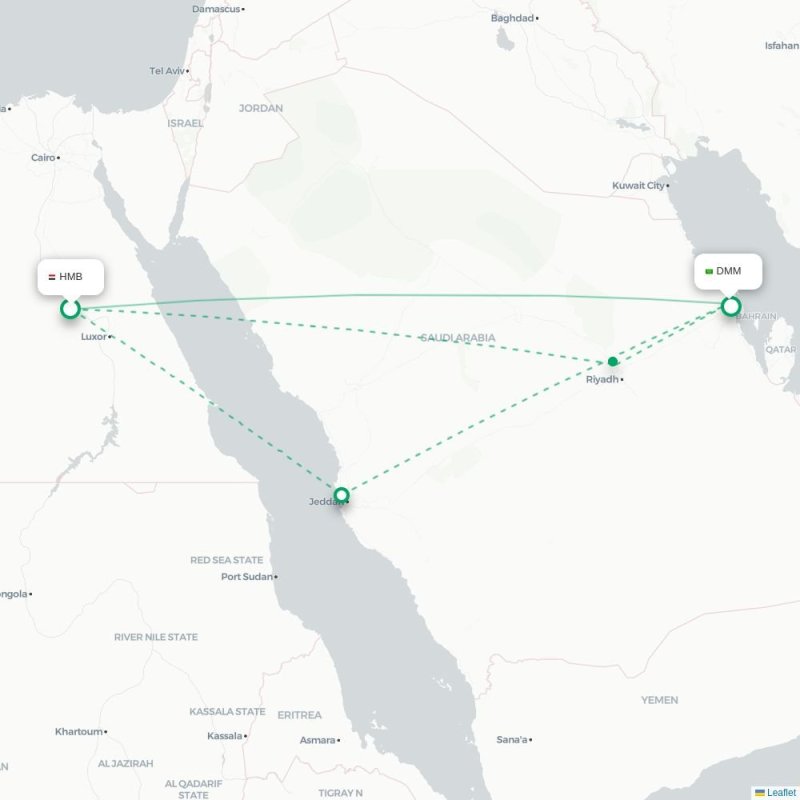 HMB - DMM route map