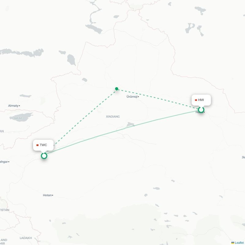 HMI - TWC route map