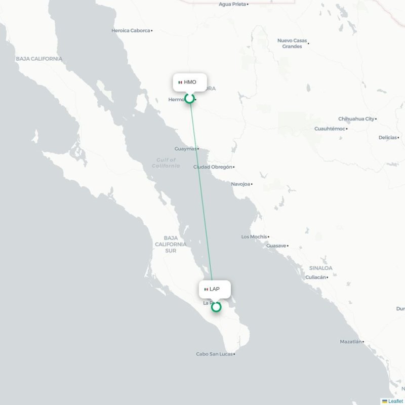HMO - LAP route map