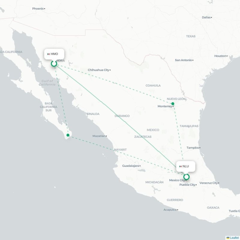 HMO - NLU route map