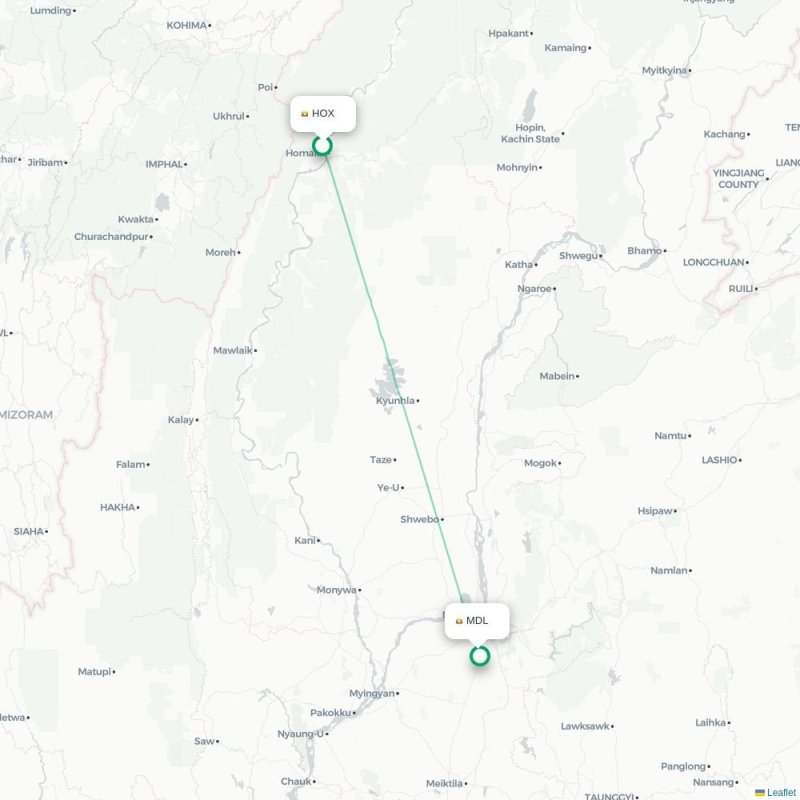 HOX - MDL route map