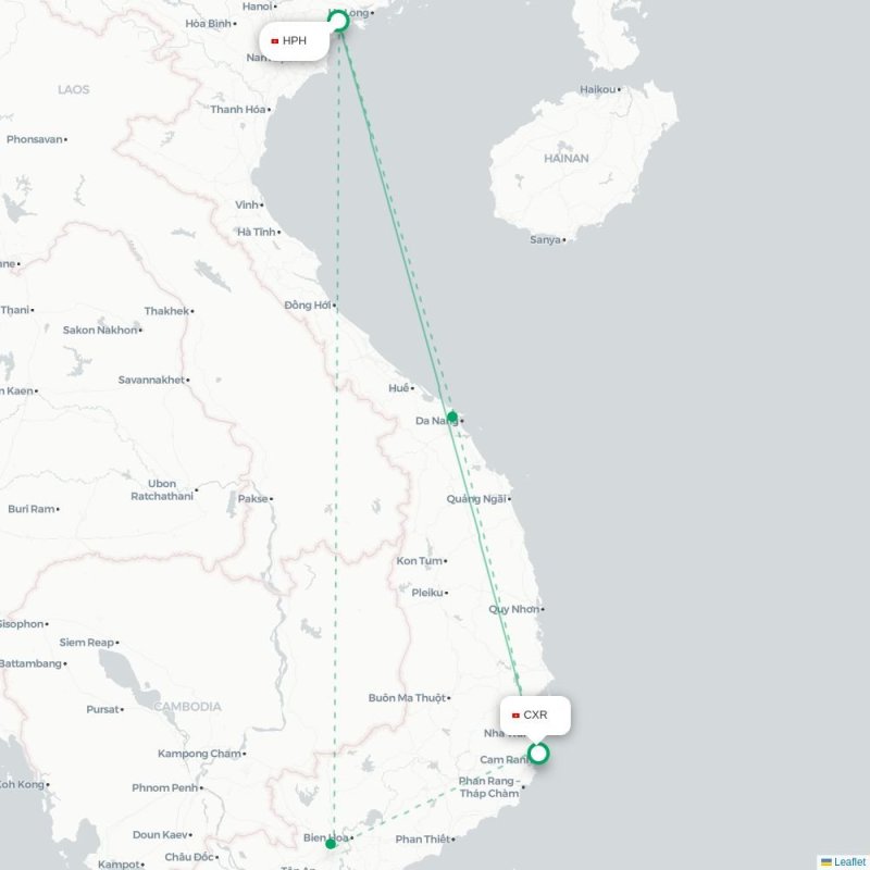 HPH - CXR route map