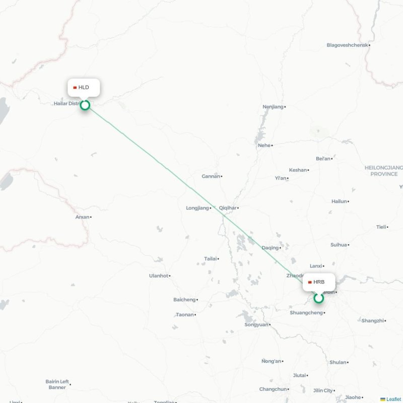 HRB - HLD route map