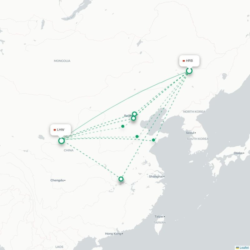 HRB - LHW route map
