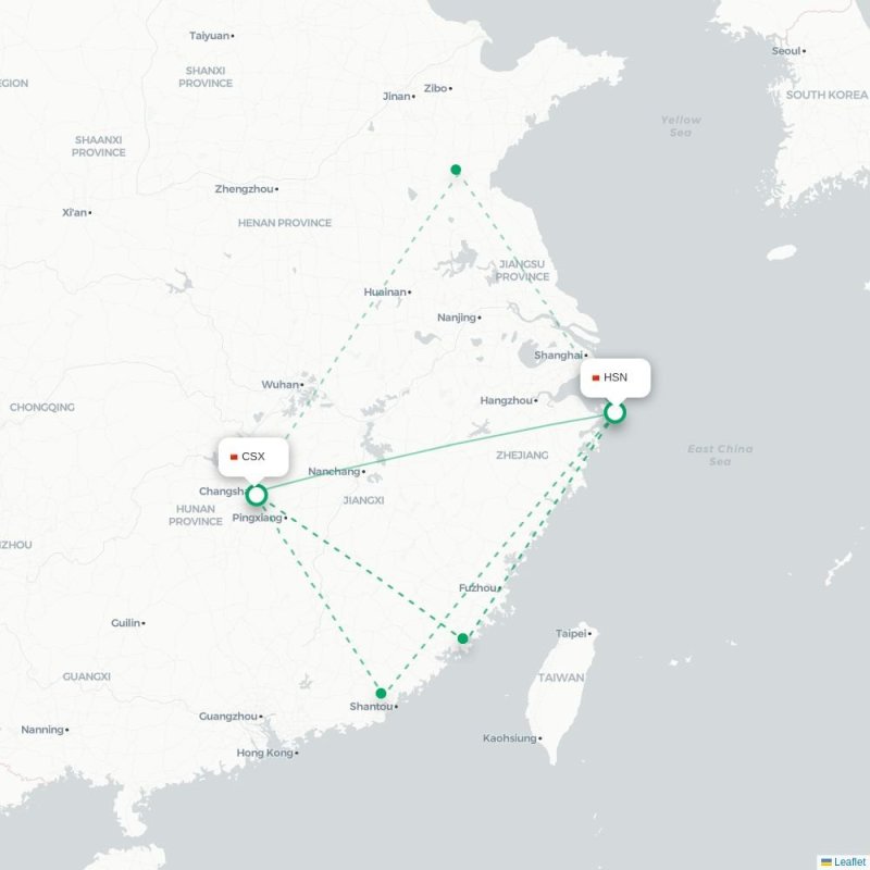 HSN - CSX route map