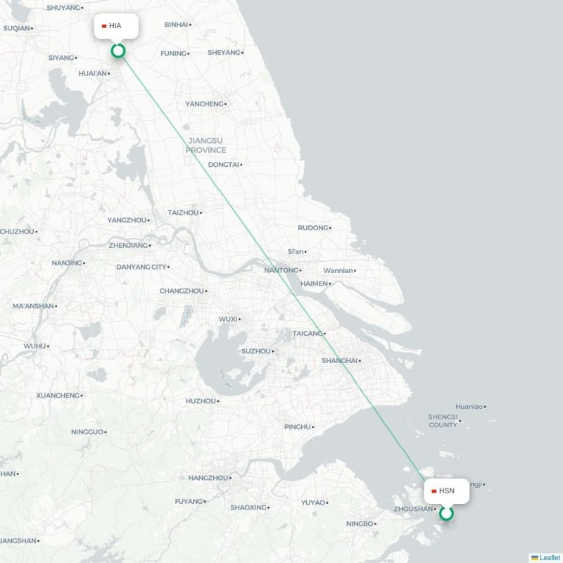 HSN - HIA route map