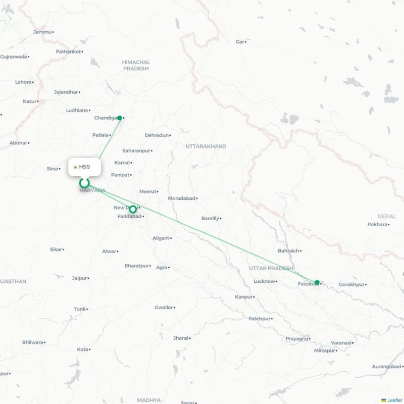 HSS - JAI route map