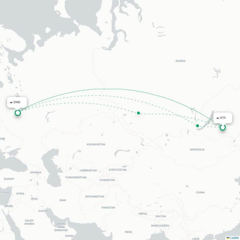 HTA - DME route map