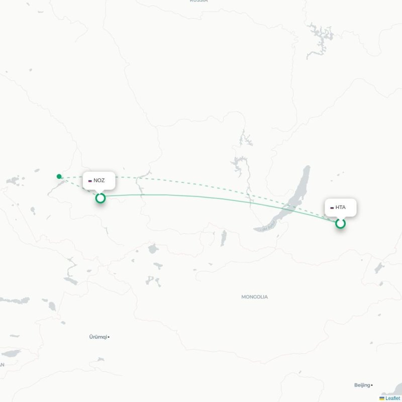 HTA - NOZ route map