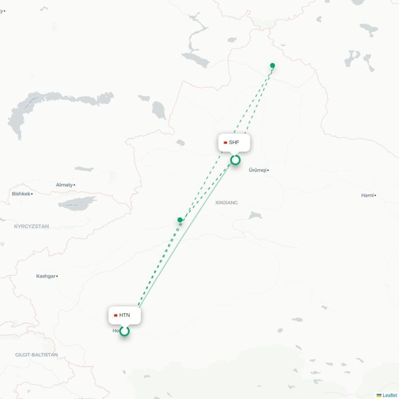 HTN - SHF route map