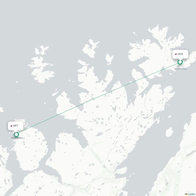 HVG - HFT route map