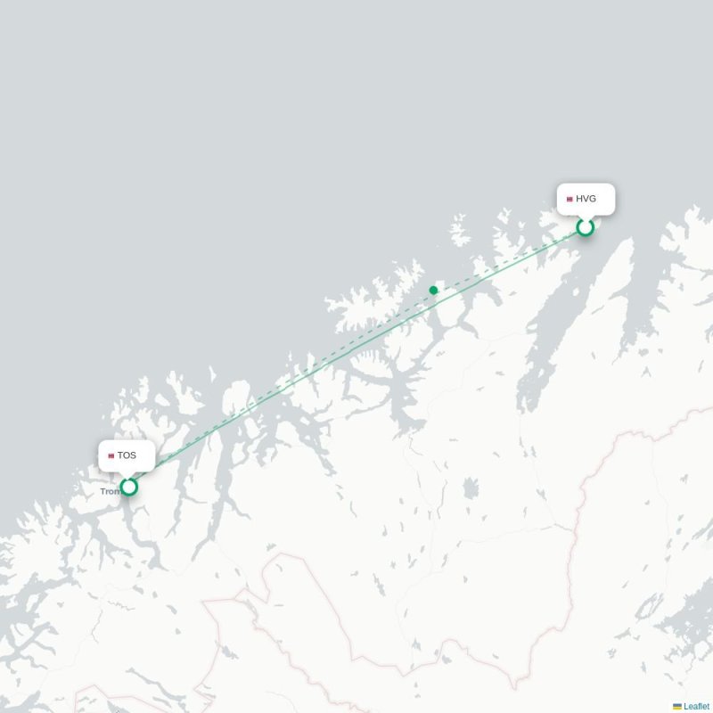HVG - TOS route map
