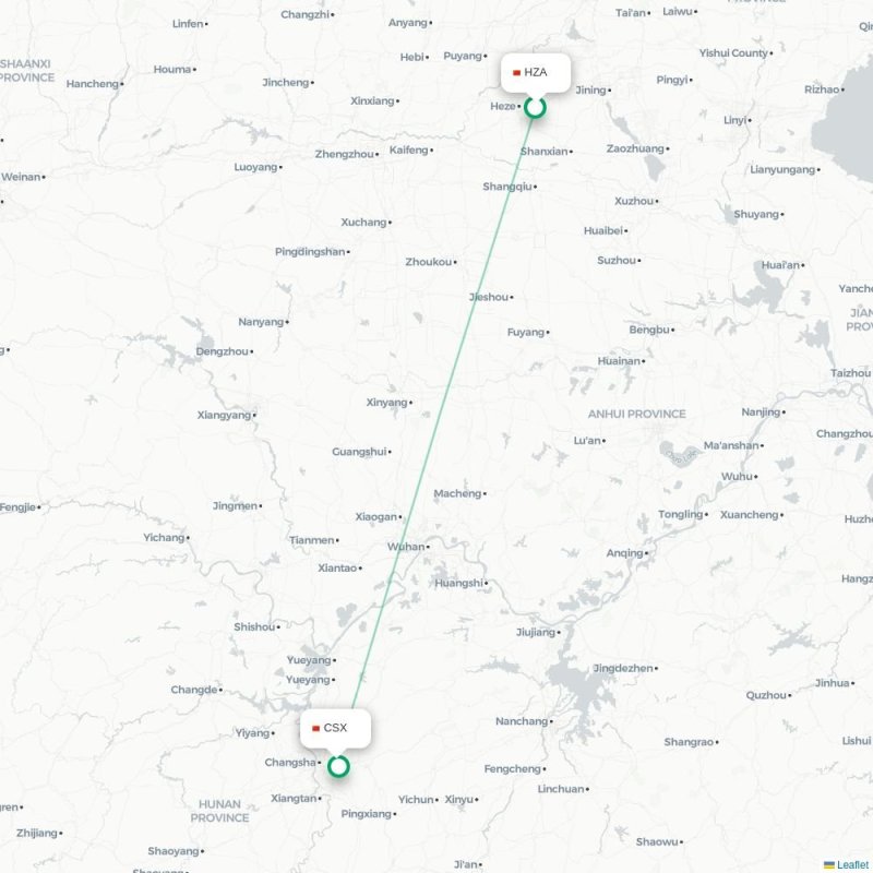 HZA - CSX route map