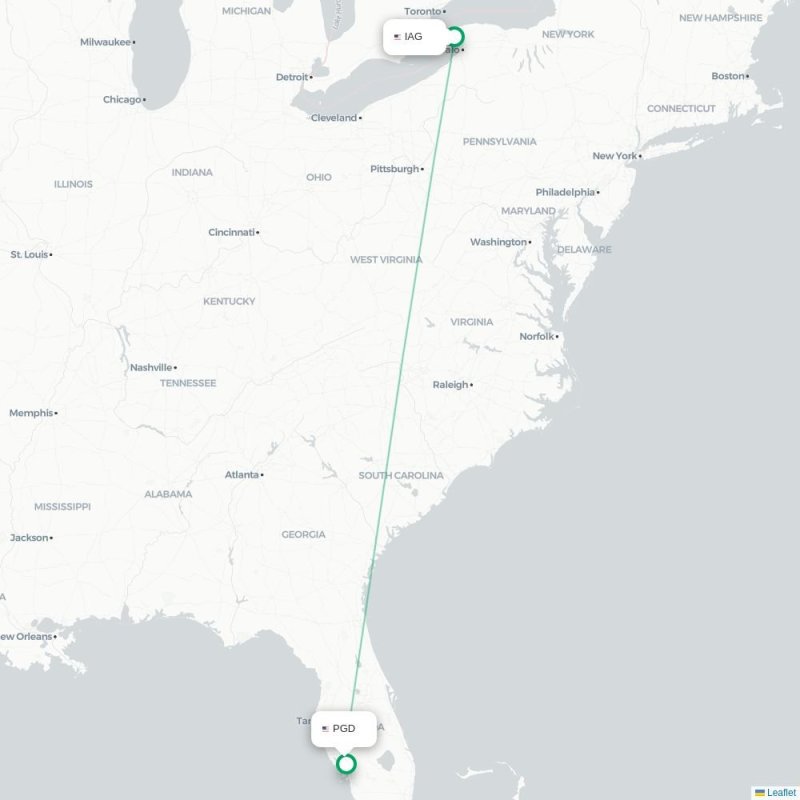 IAG - PGD route map