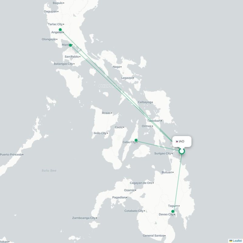 IAO - MNL route map
