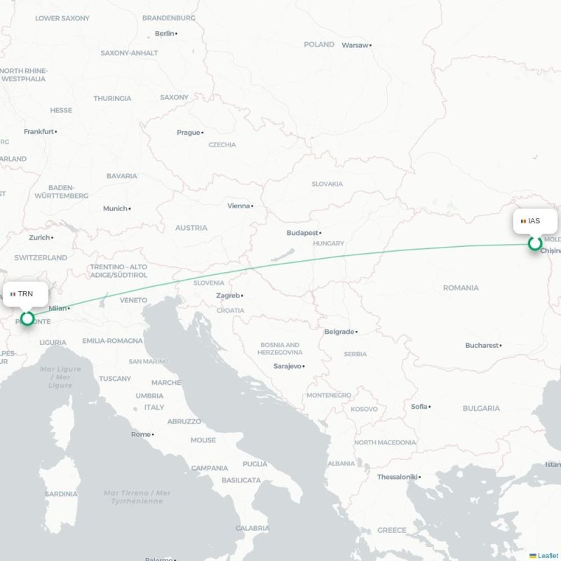 IAS - TRN route map
