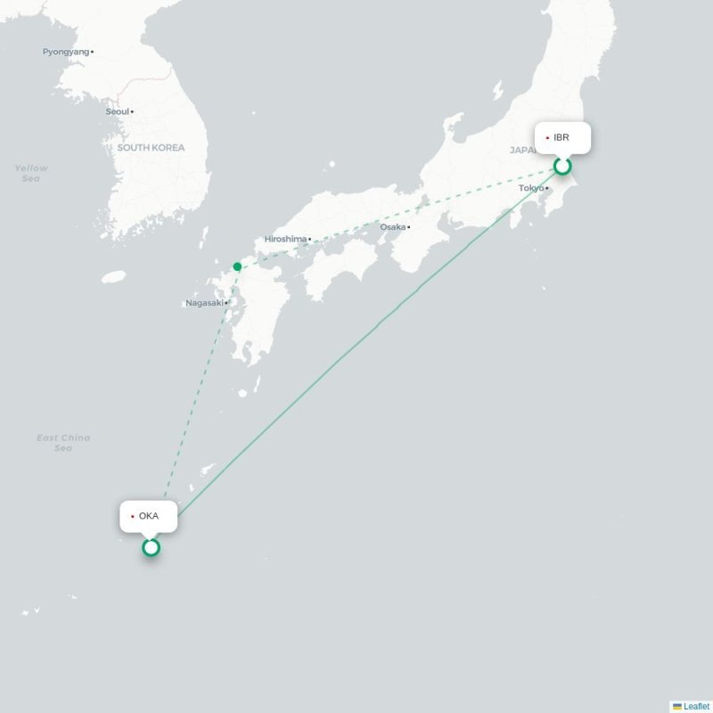 IBR - OKA route map