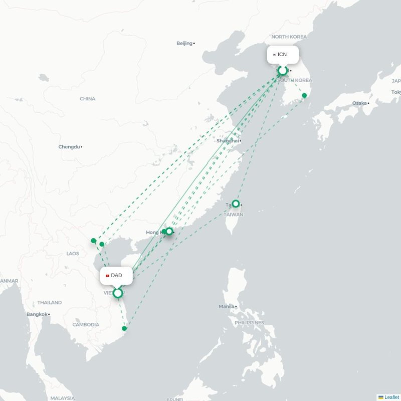 ICN - DAD route map