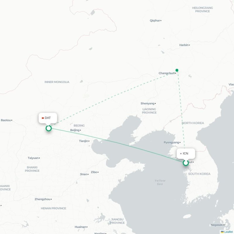 ICN - DAT route map