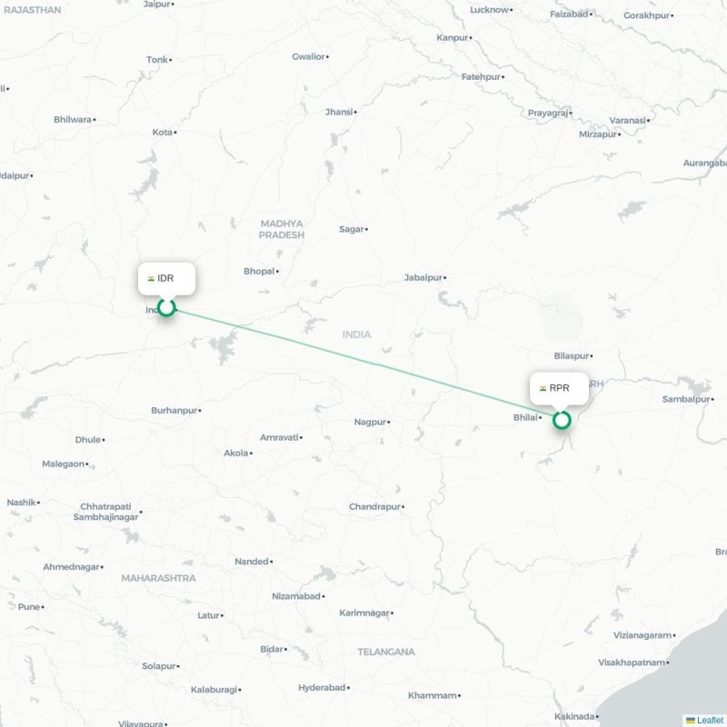 IDR - RPR route map