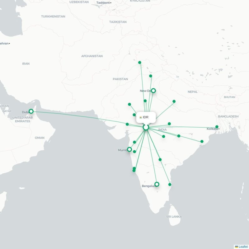 IDR - HDO route map