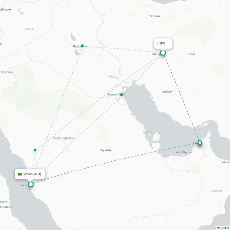IFN - JED route map