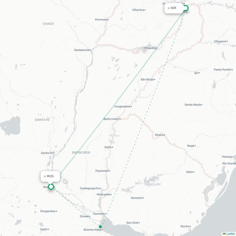 IGR - ROS route map