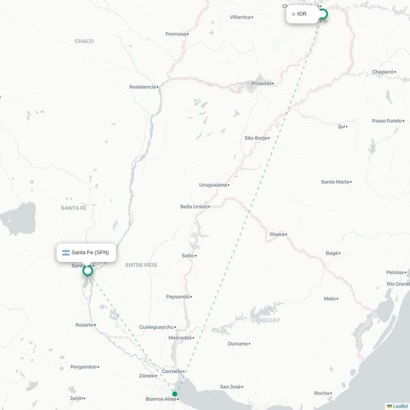 IGR - SFN route map