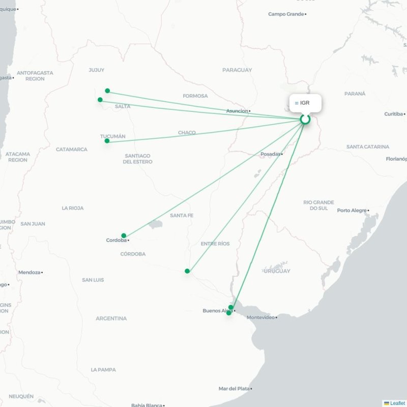 IGR - SLA route map