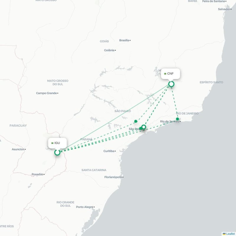 IGU - CNF route map