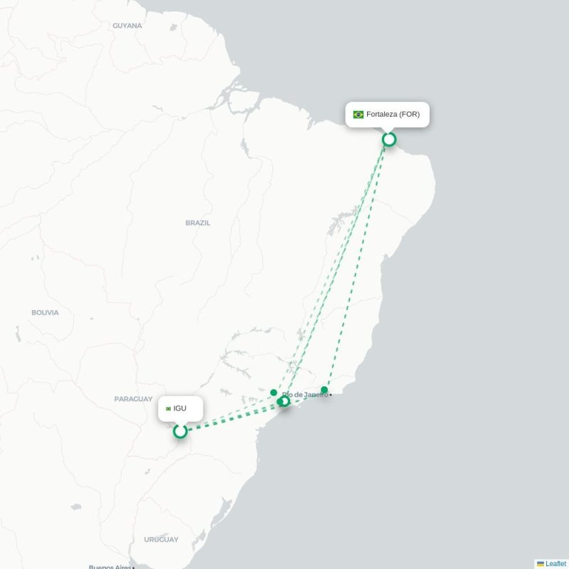 IGU - FOR route map