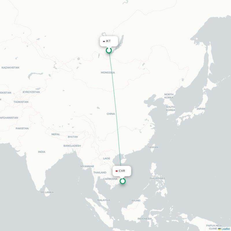IKT - CXR route map
