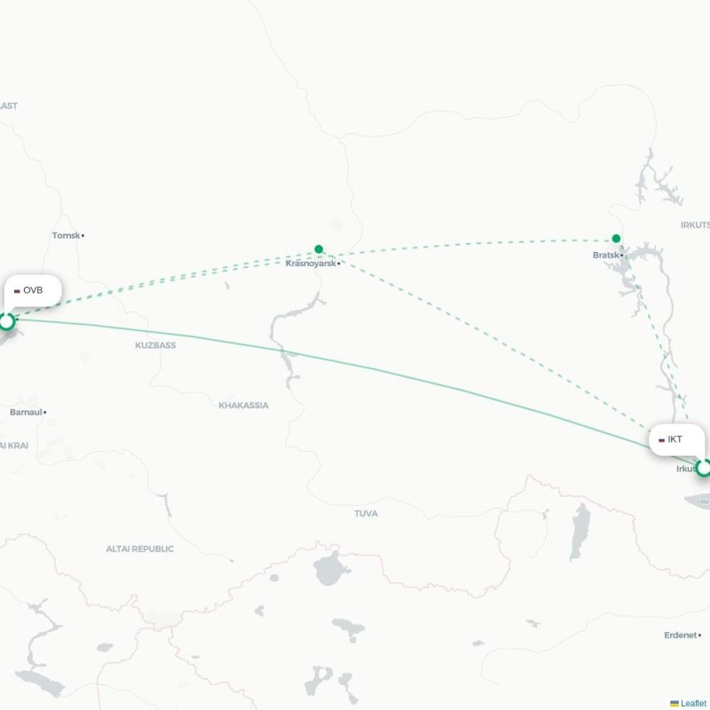 IKT - OVB route map