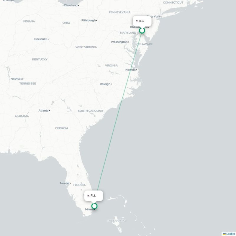 ILG - FLL route map